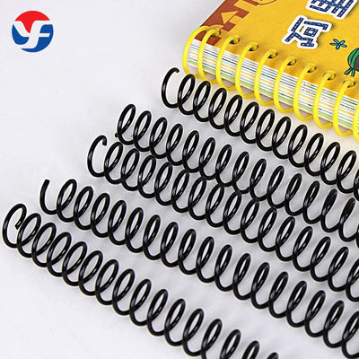 qualité  Different Color Binding Book Coil Bind PVC Spiral Book Ring Round Plastic Binding Comb usine